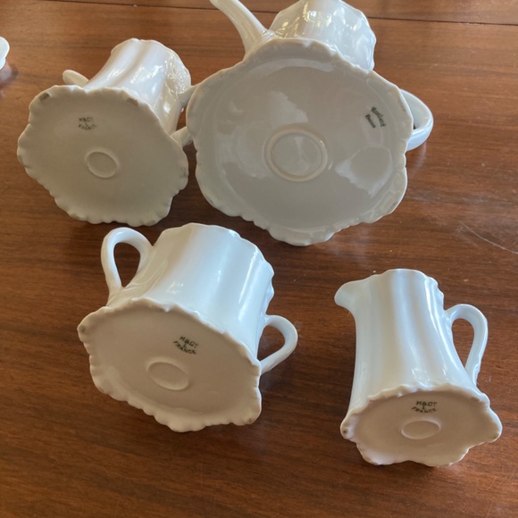 Haviland French Teapot set - Picture 6 of 8